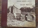 Negro Sinful Songs Lead Belly Original 1939 5 Record Set 78 rpm VERY RARE