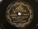 JAZZ KING OLIVER ORCHESTRA I Must Have It / You're Just My Type VICTOR 38124 E