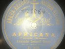 Alexander Rosanoff 10'' - Anker Record 14038 / 14040 - 78 rpm record - AFRICANA