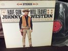 HAVE GUN WILL TRAVEL johnny western  CS 8588 six eye hermann (1962) EX LP