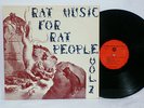 VA Rat Music For Rat People 2 LP CD009 Big Boys BUTTHOLE SURFERS mdc INSERTS