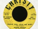 BONNIE GRAHAM FATS GAINES Prove You Love Me Baby on Christy R&B Rocker 45 Hear