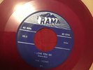 The Crows Gee I Love You So Rare Classic Doo Wop 45 Red Vinyl Collectible Rama