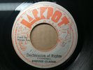 Johnny Clarke   Declaration Of Rights / King Tubby   Dub 1975 Jackpot Roots 45