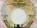 CARL DOUGLAS Marble and Iron / Lean On Me BUDDAH 45 northern soul VG+ HEAR