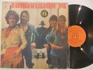 Eurovision 74 V.a Compilation LP With ABBA Cover Israeli Pressing LP