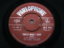 CLIFF BENNETT & REBEL ROUSERS   That's What I Said   NR MINT   1961 UK PARLOPHON
