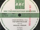 PROCOL HARUM BBC transcription disc Pop Spectacular In Concert 146