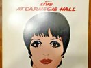 LIZA MINNELLI LIVE AT CARNEGIE HALL LP ANDY WARHOL RARE