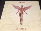 NIRVANA IN UTERO 1993 LTD EDITION CLEAR VINYL.