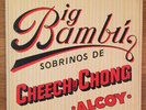 1972 Cheech and Chong-Big Bambu Vinyl LP Album with Rolling Paper