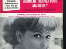 EP  Gainsbourg  BO « comment  trouvez vous ma sœur ? «  EO 434 850 de 1964