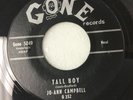 JO ANN CAMPBELL “TALL BOY/HAPPY NEW YEAR BABY” on GONE 5049 z95