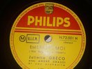Juliette Greco, Sous le Ciel de Paris, 78 RPM