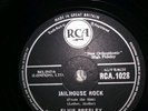ELVIS PRESLEY 78rpm RECORD- JAILHOUSE ROCK-TREAT ME NICE- RCA-1028- 10