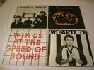 4 Paul McCartney/Wings LPs: London Town, Speed, Band on Run, White Vinyl PROMO