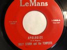 BILLY STORM AND THE TEMPESTS   APOLOGIZE   LeMans   Rare Orig. Northern Soul 45