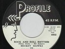 Mickey Hawks Bip Bop Boom / Rock And Roll Rhythm Vinyl Single 7inch Profile