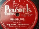 78rpm 1950s r&b ROCK- Big MAMA THORNTON  HOUND DOG  Peacock