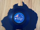 MEN AT WORK Down Under (Rare 1981 Blue 7' 'Australia' shaped Vinyl)