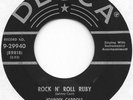 JOHNNY CARROLL AND HIS HOT ROCKS Rock N' Roll Ruby on Decca rockabilly 45 HEAR