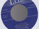 Orig THE JOYTONES All My Love Belongs To You/Treat Me Right 45 Rama R&B Doo Wop