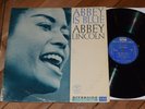 Abbey Lincoln is Blue Promo 1st Small Riverside DG lp Kenny Dorham Wynton Kelly