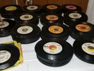Over 325 45 RPM Records 60s Many Radio DJ Copies Estate Find Beatles Elvis F/S