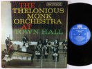 Thelonious Monk Orchestra - At Town Hall LP - Riverside RLP 12-300 Mono DG VG++