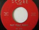 DEE ROBB & ROBBINS: Say That Thing / He's Got The Whole World In His Hands - 45