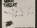 MINOR THREAT: Out Of Step LP (black & white cover, insert) rare Punk/New Wave