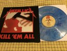 Metallica LP Kill ‘Em All Reissue Blue Marble Glitter Vinyl Mint