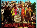 THE BEATLES SGT. PEPPER RARE'67 CAPITOL BLACK/COLORBAND LABEL STEREO LP w/INSERT