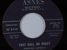 Gospel 45 SINGING ANGELS They Call Me Crazy ASNES HEAR
