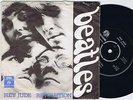 THE BEATLES Hey Jude b/w Revolution Danish 45PS 1968. Light Blue Lettering.