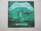 METALLICA - FRENCH LP 33T VINYL  - POCHETTE VERTE - RIDE THE LIGHTNING