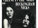 BUCKINGHAM NICKS Crying In The Night PICTURE SLEEVE with white label promo