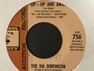 THE  5TH DIMENSION - UP - UP AND AWAY, PROMO 45 , 1967, RARE PROMO