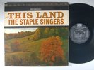 The STAPLE SINGERS This Land GOSPEL LP Riverside DG