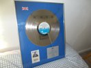 Bpi presentation disc Living in a box 1987 presented to Richard Darbyshire 