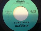 MARVELLS - COME BACK / FOR SENTIMENTAL REASONS - WINN 1916. VG++