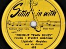 TEXAS BLUES - Lightnin' Hopkins : Freight Train Blues - Sittin' In 658 - 78 (V)