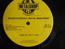 RADIO SHOW: METALSHOP LP MS181 JULY 17 1987 TEXXAS JAM LIMITED/RARE