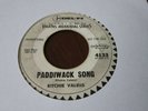 Ritchie Valens  Paddiwack Song/ Cry,Cry,Cry Valens Memorial Series Promo Del-fi