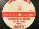 DJ Seduction & Dougal - It’s Not Over Remix 12” Happy Hardcore Vinyl Impact 1996