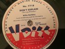 Billie Holiday, Bing Crosby, Ella Fitzgerald   V-Disc records from World War II