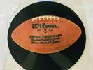 SUPER RARE Wilson UNCUT Football Judas Priest Breaking Law Picture Disc Album