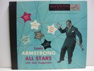 LOUIS ARMSTRONG - ALL STARS - RCA VICTOR HJ 14 78 RPM ALBUM AUTOGRAPHED