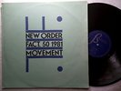 New Order Movement Spain Vinyl Lp 12 