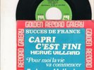JOHNNY HALLYDAY + HERVE VILARD : EP belge : à plein coeur capri c'est finI....i